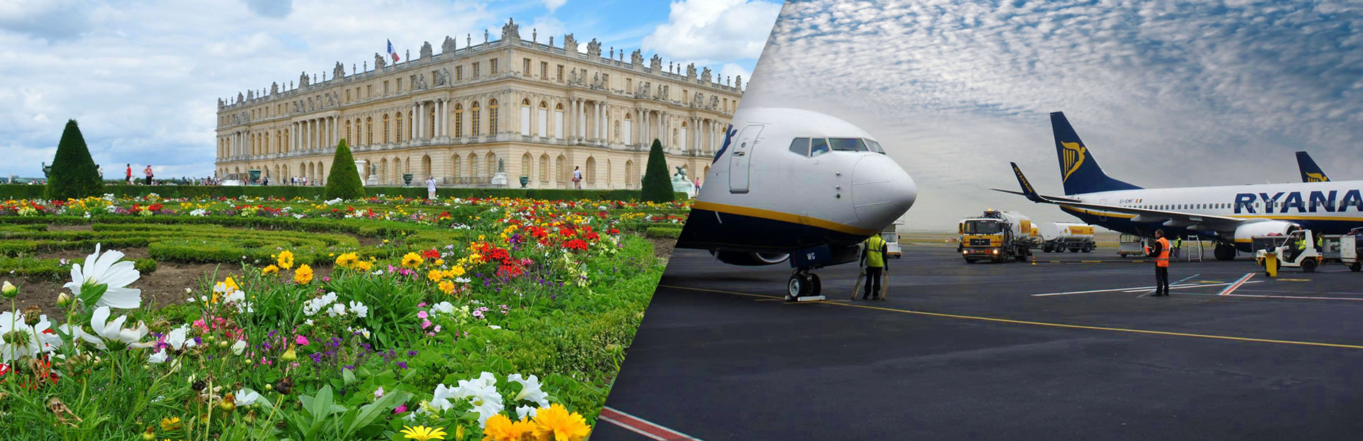 Traslados desde el Palacio de Versalles hasta el aeropuerto de Beauvais